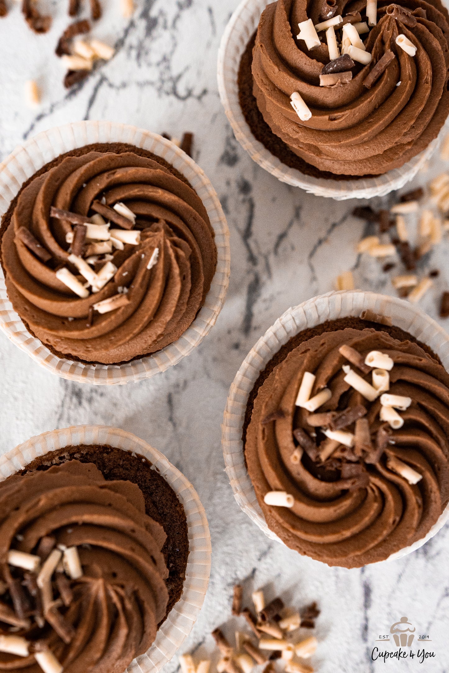 Double-Chocolate Cupcake