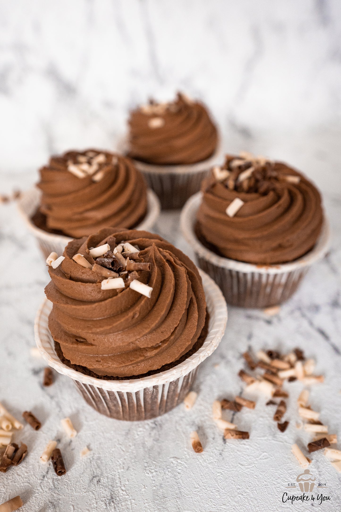 Double-Chocolate Cupcake