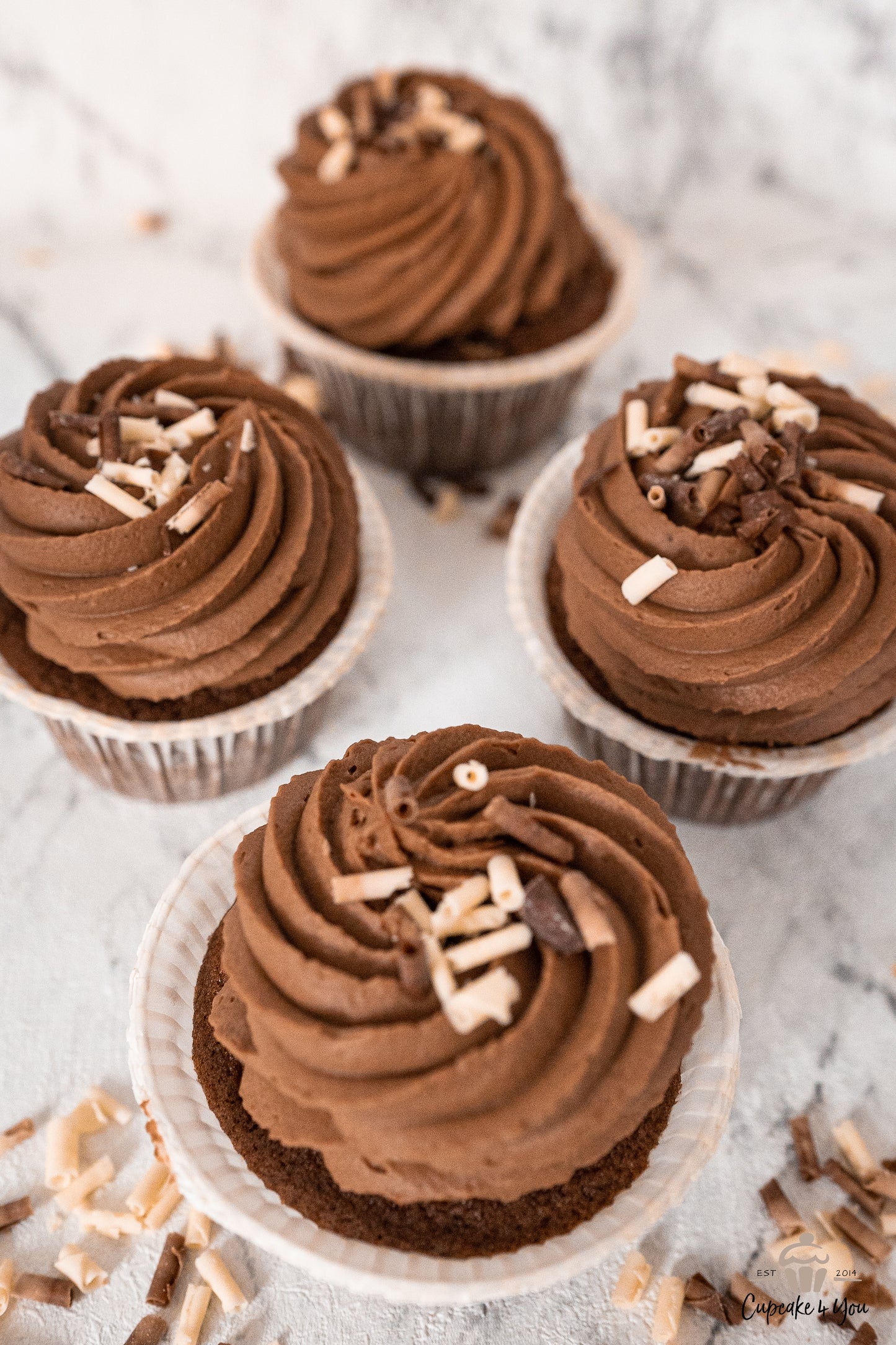 Double-Chocolate Cupcake