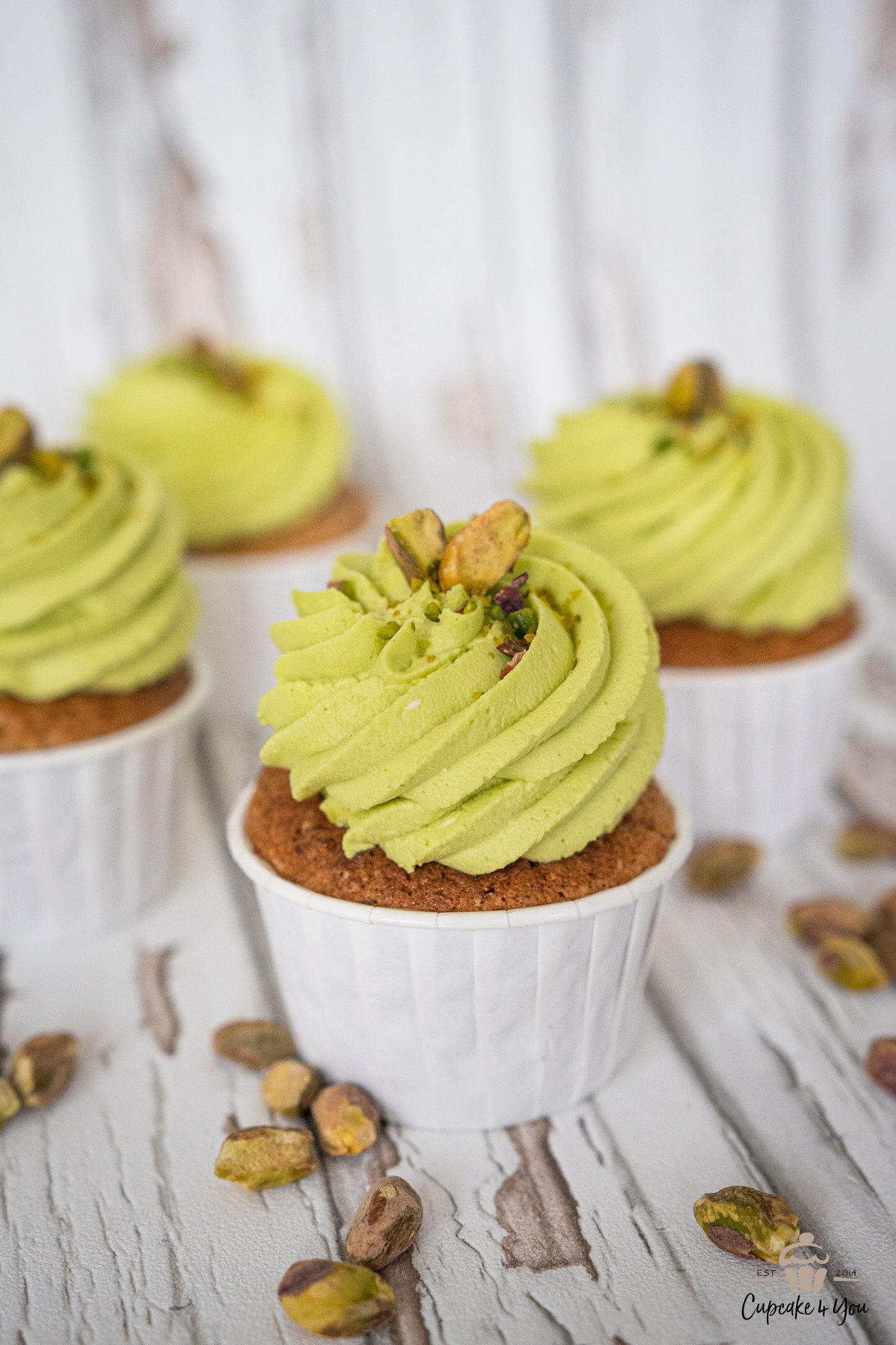 Glutenfrei Pistazie Cupcake