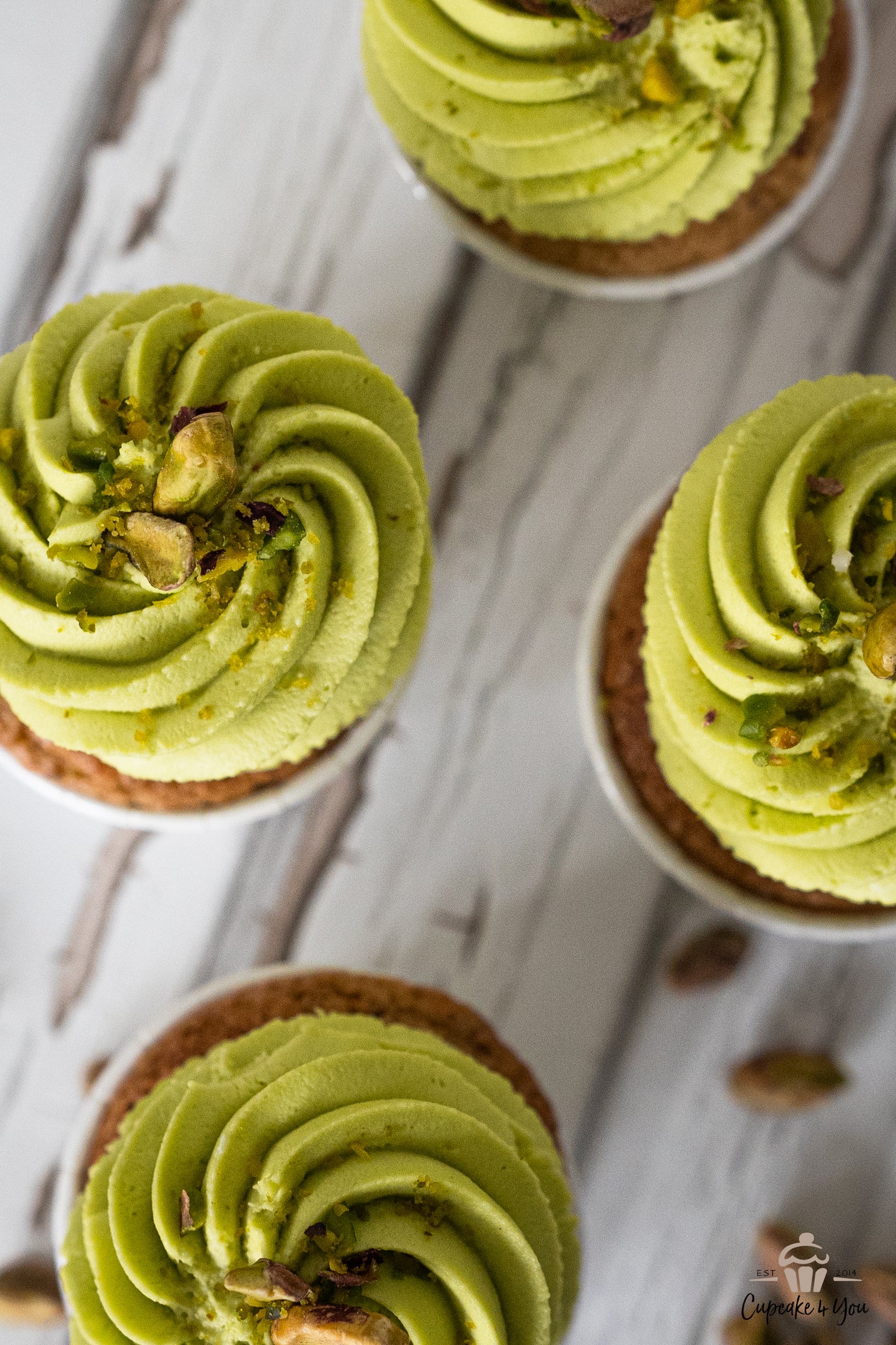 Glutenfrei Pistazie Cupcake