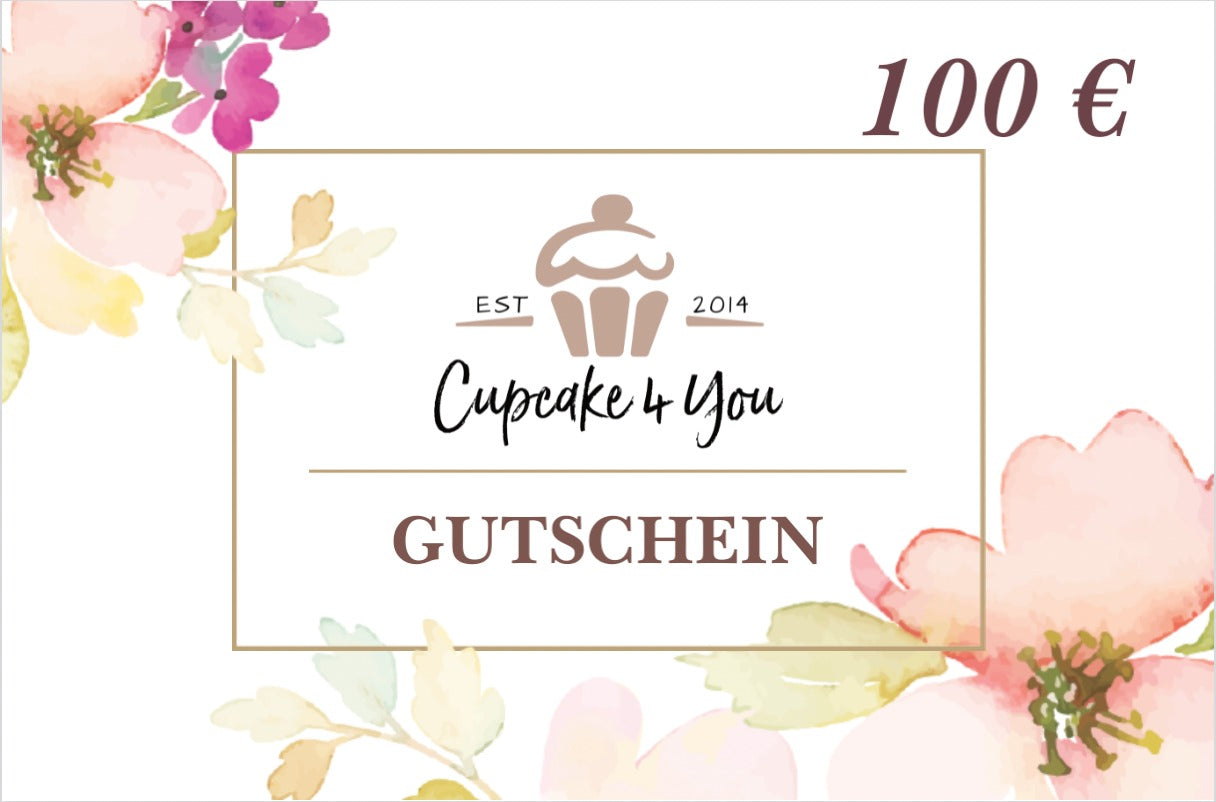 Cupcake4you 100€ Gutschein