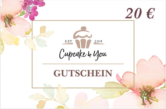 Cupcake4you 20€ Gutschein